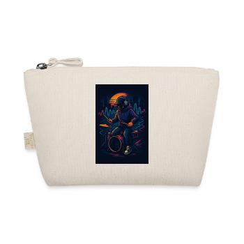 Neon Drummer - Organic Pouch - nature - Front