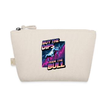 Buy The Dips Ride The Bull - Organic Pouch - nature - Front