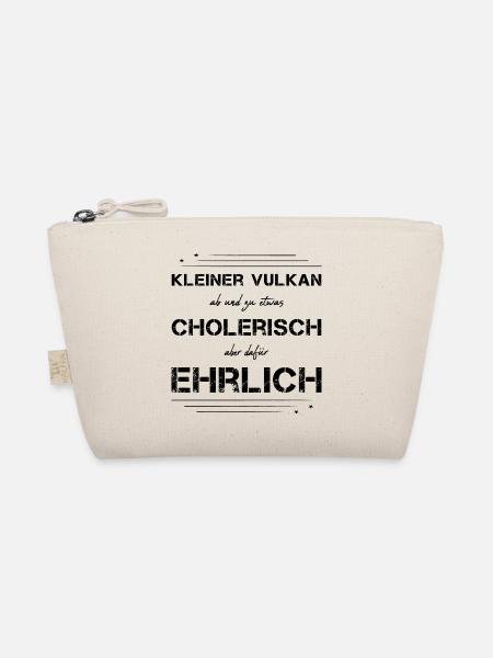 cholerisch ehrlich Choleriker - Bio-Täschchen - Natur