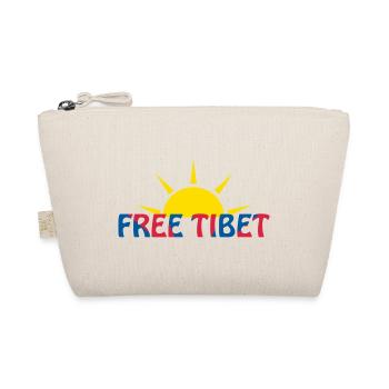 free tibet sonne - Bio-Täschchen - Natur - Vorne