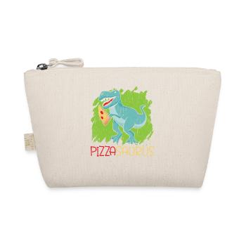 Pizzasaurus Pizza-Liebhaber Italienisches Essen Di - Bio-Täschchen - Natur - Vorne