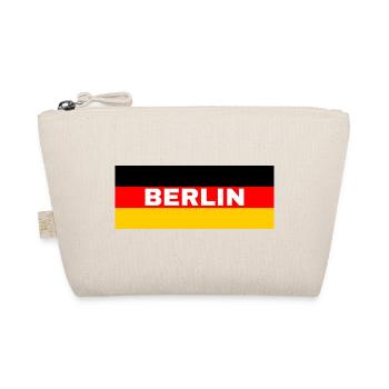 Berliner Stadt in deutscher Flagge - Bio-Täschchen - Natur - Vorne