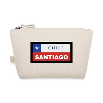 Santiago City in Chilean Flag - Organic Pouch - nature - Front