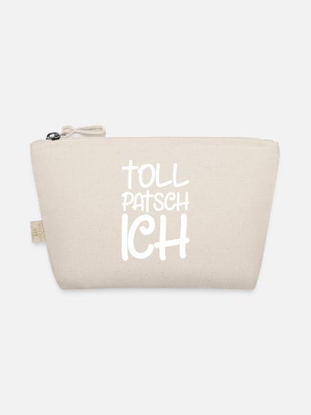 Tollpatsch Ich tollpatschig lustig tollpatschich - Bio-Täschchen - Natur