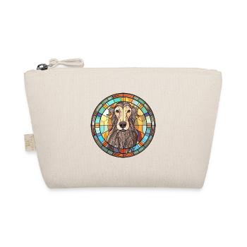 Scottish Deerhound Hunderasse Buntglas Colorfu - Bio-Täschchen - Natur - Vorne