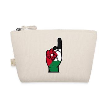 Jordanien Flagge Nummer 1 - Bio-Täschchen - Natur - Vorne