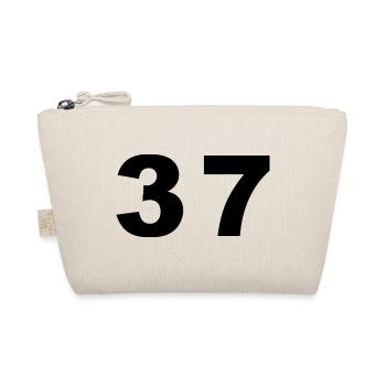 Number - 37 - siebenunddreißig - Bio-Täschchen - Natur - Vorne