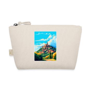 Montepulciano Italien Vintage Reiseplakat Souvenir - Bio-Täschchen - Natur - Vorne