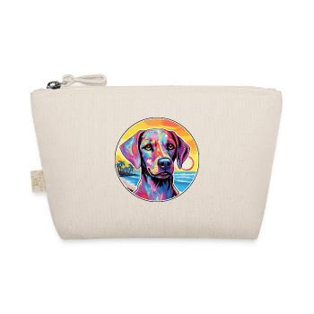 Kyi Leo Hund Rasse Bunte Karikatur Aquarell - Bio-Täschchen - Natur - Vorne
