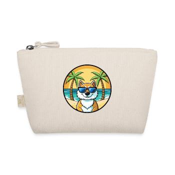 Lunettes de soleil de dessin animé de race de chien du Groenland plage - Trousse biologique - nature - Devant