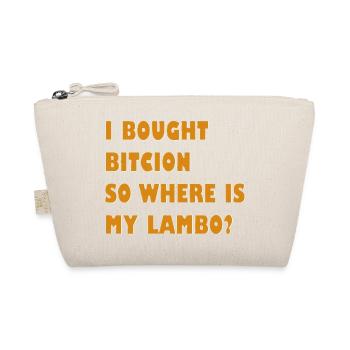 Krypto Meme: Wo ist mein Lambo? - Bio-Täschchen - Natur - Vorne