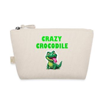 Crazy Crocodile - Bio-Täschchen - Natur - Vorne