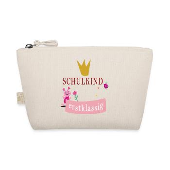 Schulkind erstklassig - Bio-Täschchen - Natur - Vorne