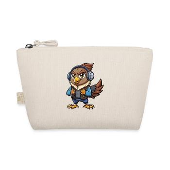 Hawk Funny Cartoon Character Musique de casque - Trousse biologique - nature - Devant