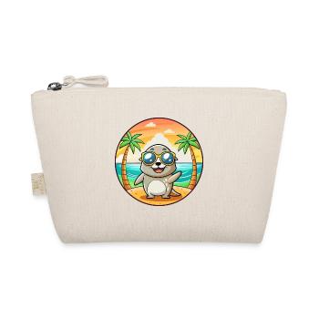 Lunettes de soleil de plage d’été de dessin animé drôle de phoque - Trousse biologique - nature - Devant