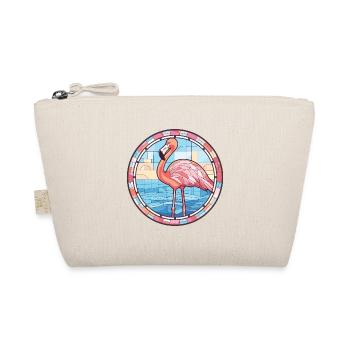 Flamingo Bunte Aquarell-Tierillustration - Bio-Täschchen - Natur - Vorne