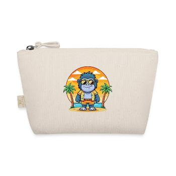 Gorilla Lustige Cartoon Sommer Strand Sonnenbrille - Bio-Täschchen - Natur - Vorne