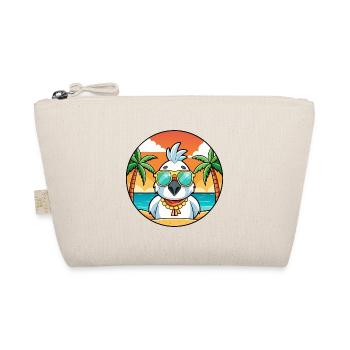 Kakadu Lustige Cartoon Sommer Strand Sonnenbrille - Bio-Täschchen - Natur - Vorne
