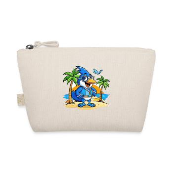 Blue Jay Lustige Cartoon Sommer Strand Sonnenbrille - Bio-Täschchen - Natur - Vorne