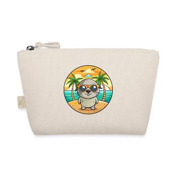 Lunettes de soleil de plage d’été de dessin animé drôle de phoque - Trousse biologique - nature - Devant