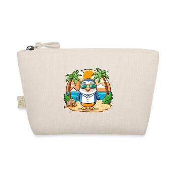 Pinguin Lustige Cartoon Sommer Strand Sonnenbrille - Bio-Täschchen - Natur - Vorne