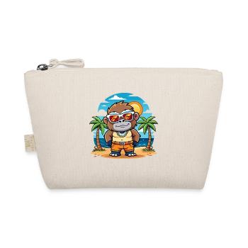 Gorilla Lustige Cartoon Sommer Strand Sonnenbrille - Bio-Täschchen - Natur - Vorne