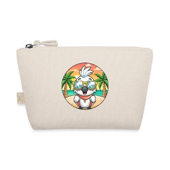 Kakadu Lustige Cartoon Sommer Strand Sonnenbrille - Bio-Täschchen - Natur - Vorne