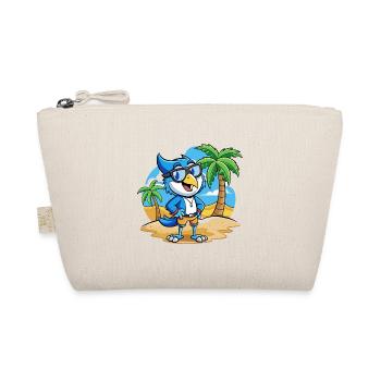 Blue Jay Lustige Cartoon Sommer Strand Sonnenbrille - Bio-Täschchen - Natur - Vorne