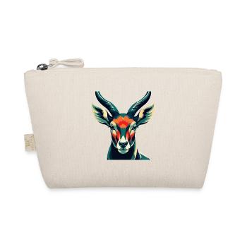 Antelope Cartoon Character Colorful Pet Animal - Organic Pouch - nature - Front