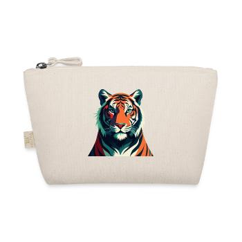 Tiger Cartoon Figur Buntes Haustier Tier - Bio-Täschchen - Natur - Vorne