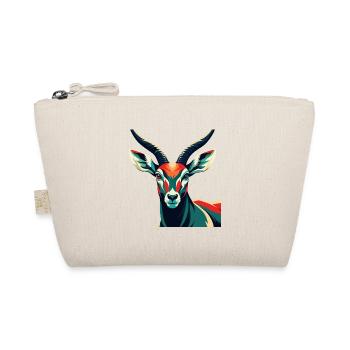 Antelope Cartoon Character Colorful Pet Animal - Organic Pouch - nature - Front