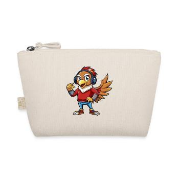 Hawk Funny Cartoon Character Musique de casque - Trousse biologique - nature - Devant