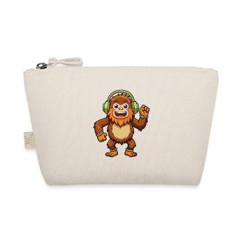 Big Foot Drôle Dessin Animé Personnage Casque Musique - Trousse biologique - nature - Devant