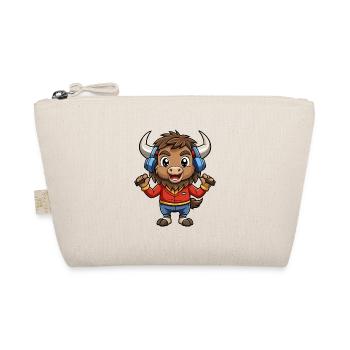 Bison Funny Cartoon Character Casque Musique - Trousse biologique - nature - Devant