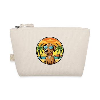 Vizsla Dog Breed Cartoon Sunglasses Beach - Organic Pouch - nature - Front