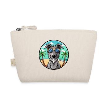 Scottish Deerhound Dog Breed Cartoon Sunglasses - Organic Pouch - nature - Front