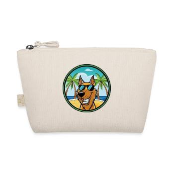 Jugoslawischer Windhund Hunderasse Cartoon Sonnenbrille Strand - Bio-Täschchen - Natur - Vorne