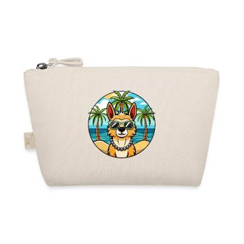 Peruanische Inka Orchidee Hunderasse Cartoon Sonnenbrille - Bio-Täschchen - Natur - Vorne