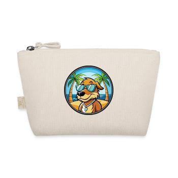 Poitevin Hound Hund Rasse Cartoon Sonnenbrille Strand - Bio-Täschchen - Natur - Vorne