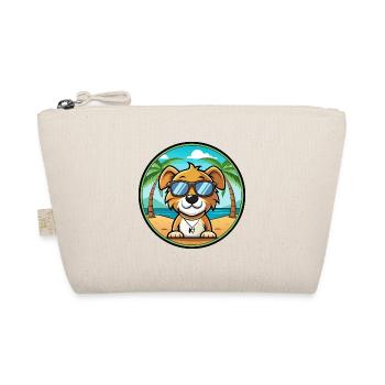 Kyi Leo Hunderasse Cartoon Sonnenbrille Strand - Bio-Täschchen - Natur - Vorne