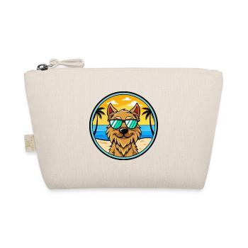 Griffon Nivernais Hunderasse Cartoon Sonnenbrille Strand - Bio-Täschchen - Natur - Vorne