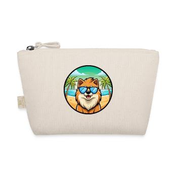 Eurasier Dog Breed Cartoon Sunglasses Beach - Organic Pouch - nature - Front
