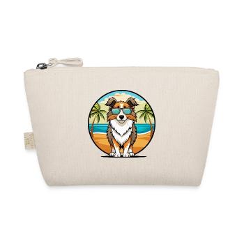Berger anglais Chien Race Dessin Animé Lunettes De Soleil Plage - Trousse biologique - nature - Devant