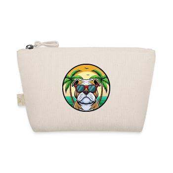 Bulldog Breed Cartoon Lunettes de soleil Beach - Trousse biologique - nature - Devant