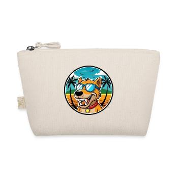 Bruno Jura Hound Hunderasse Cartoon Sonnenbrille Strand - Bio-Täschchen - Natur - Vorne