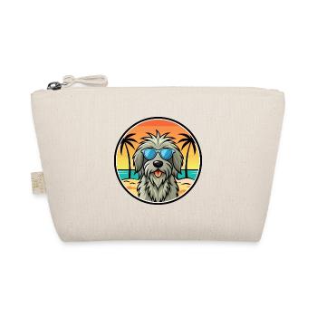 Bergamasker Schäferhund Rasse Cartoon Sonnenbrille - Bio-Täschchen - Natur - Vorne