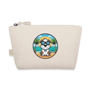 Argentino Chien Race Dessin Animé Lunettes De Soleil Plage - Trousse biologique - nature - Devant
