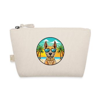 Thai Ridgeback Dog Breed Cartoon Sunglasses Beach - Organic Pouch - nature - Front