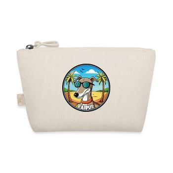 Rampur Greyhound Chien Race Dessin Animé Lunettes De Soleil Plage - Trousse biologique - nature - Devant