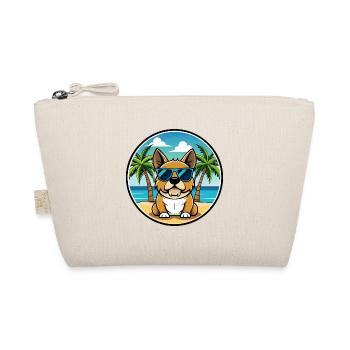 Perro De Presa Mallorquinische Hunderasse Cartoon Beach - Bio-Täschchen - Natur - Vorne